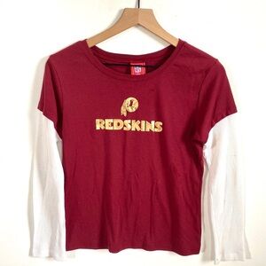 NFL Washington Redskins Thermal Long-sleeve tee Top, Size M‎